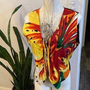 COPY - Bob Mackie 100% silk vest